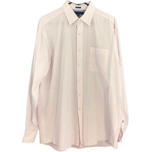 Tommy Hilfiger Pink Button Down Mens 16 1/2 34-35